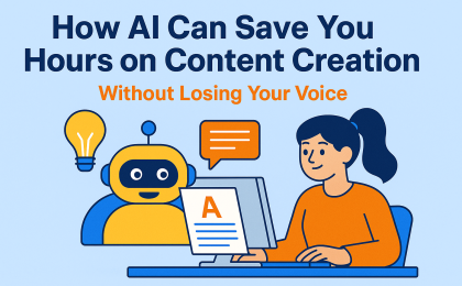AI can save hours on content creation