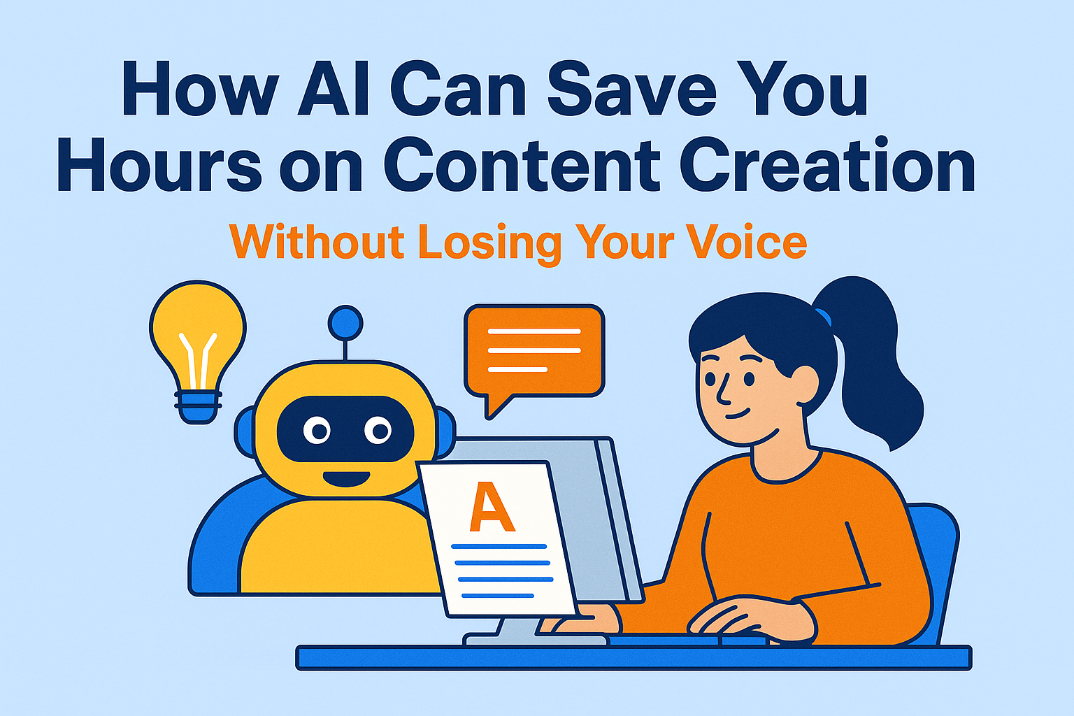 How AI Can Save You Hours on Content Creation — Without Losing Your Voice
